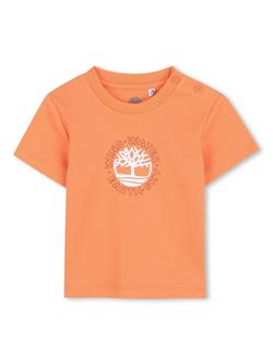 Timberland Baby T-Shirt, Bright Melon, Bright Melon