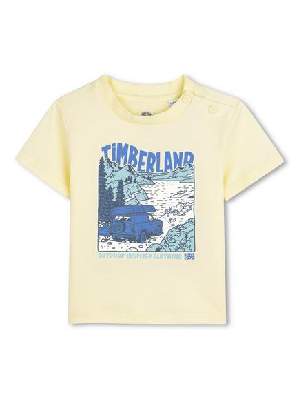Timberland Baby Graphic T-Shirt, Yellow, Straw Yellow