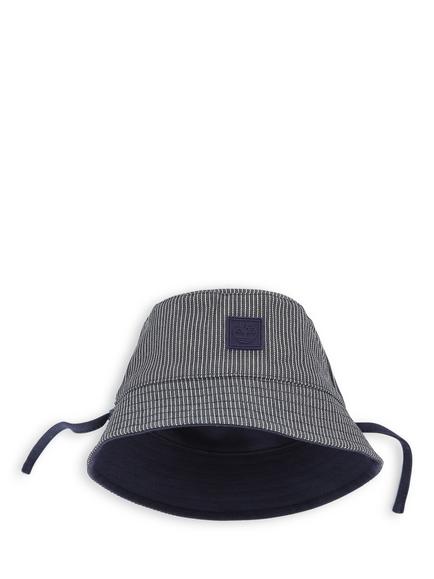 Timberland Baby Reversible Bucket Hat, Navy, Navy