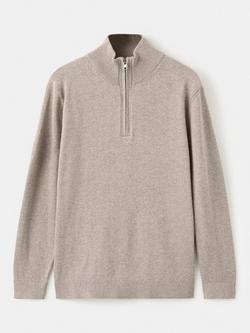 Mango Kids' Cotton Pull Over Jumper, Taupe