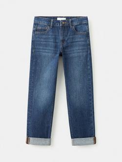 Mango Kids' Tapered Jeans, Dark Blue, Dark Blue