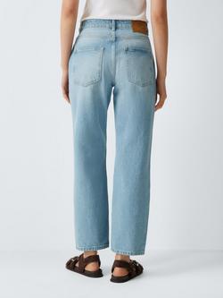 AND/OR Mid Rise Straight Jeans - view 2, Bleach Wash