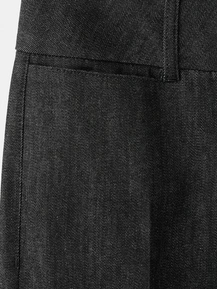 Mango Mid Rise Flared Jeans, Black - view 2, Black