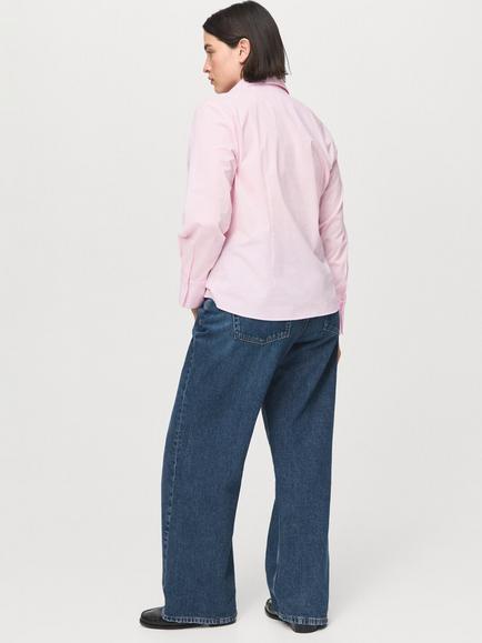 Mango Heritage Low Rise Straight Jeans, Dark Blue - view 2, Dark Blue