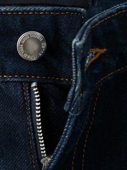 Mango Mid Rise Flared Wide Leg Jeans, Dark Dirty Blue - view 2, Dark Dirty Blue