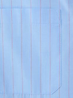 Mango Stripe Long Sleeve Shirt, Blue - view 2, Blue