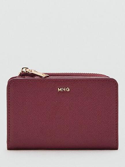 Mango Coin Pouch, Bordeaux, Bordeaux
