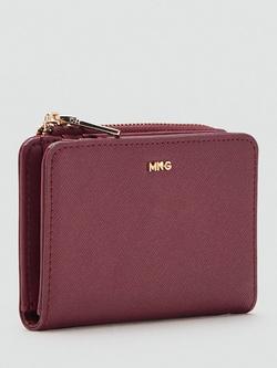 Mango Coin Pouch, Bordeaux - view 2, Bordeaux