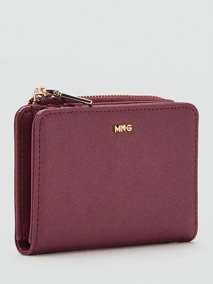 Mango Coin Pouch, Bordeaux - view 2, Bordeaux