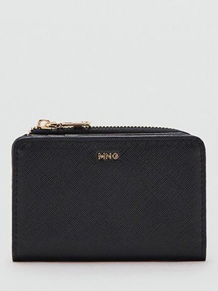 Mango Coin Pouch, Black, Black