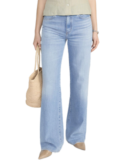 FRAME The Stroll Mid Rise Jeans, Frey Frey - view 2, Frey Frey