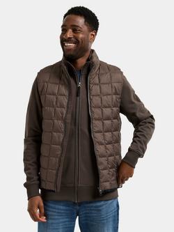Didriksons Samuel Lightly Padded Gilet, Mocha Brown