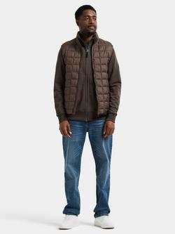 Didriksons Samuel Lightly Padded Gilet - view 2, Mocha Brown