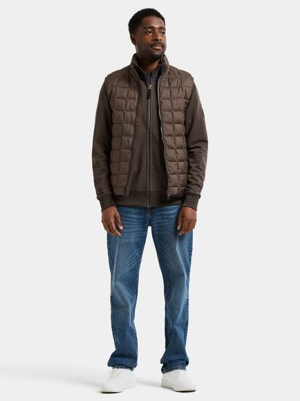 Didriksons Samuel Padded Gilet - view 2, Mocha Brown