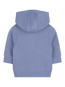 HUGO BOSS Baby Zip Front Hoodie - view 2, Lavender Blue