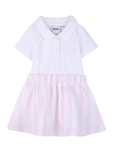 BOSS Baby 2-in-1 Flared Cotton Dress, Festival Bloom, Festival Bloom
