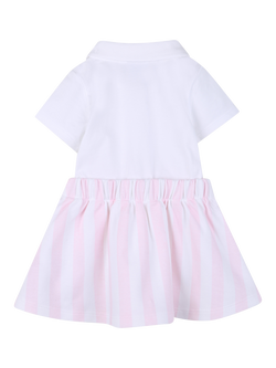 HUGO BOSS Baby 2-in-1 Flared Cotton Dress, Festival Bloom - view 2, Festival Bloom