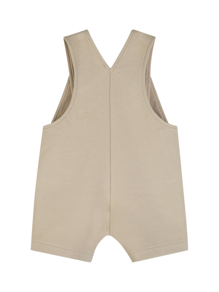 BOSS Baby Short Dungarees, Stone - view 2, Stone