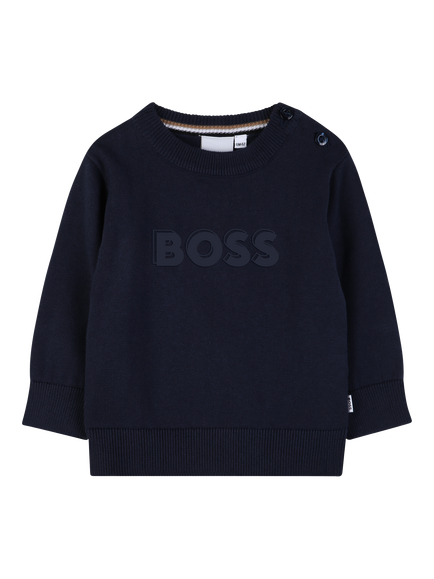 BOSS Baby Logo Jumper, Navy, Navy