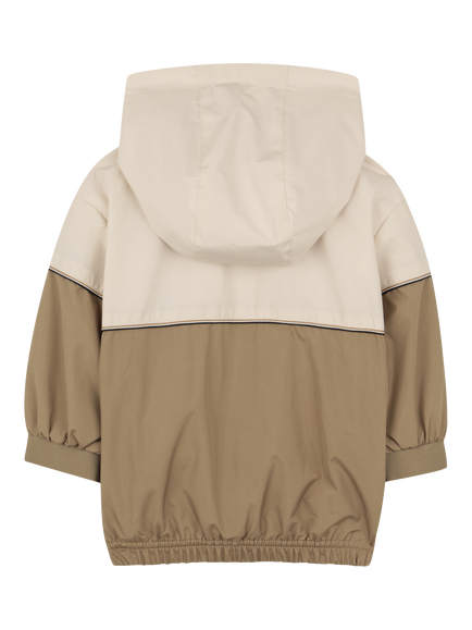 BOSS Baby Zip Front Windbreaker Jacket - view 2, Dark Stone