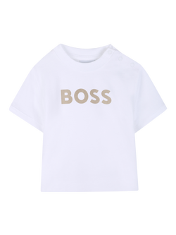HUGO BOSS Baby T-Shirt and Shorts Set, Stone, Stone