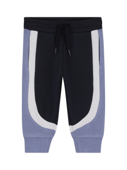 HUGO BOSS Baby Cotton Blend Tracksuit Bottoms, Navy, Navy