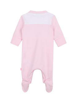HUGO BOSS Baby Double B Piped Sleepsuit, Festival Bloom - view 2, Festival Bloom