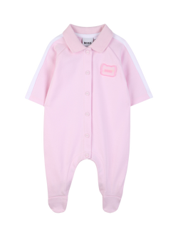 HUGO BOSS Baby Cotton Pyjama Sleepsuit, Festival Bloom