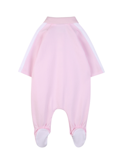 HUGO BOSS Baby Cotton Pyjama Sleepsuit - view 2, Festival Bloom
