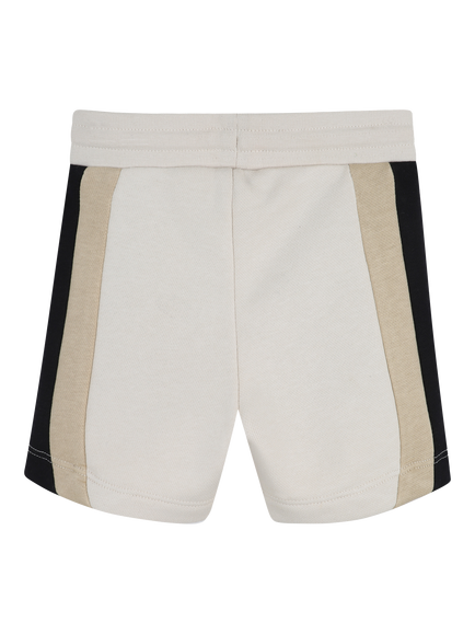 HUGO BOSS Baby Fleece Drawstring Bermuda Shorts, Sand - view 2, Sand