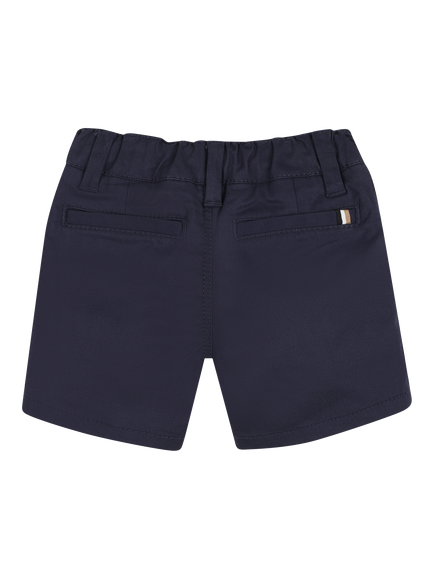HUGO BOSS Baby Chino Shorts, Navy - view 2, Navy