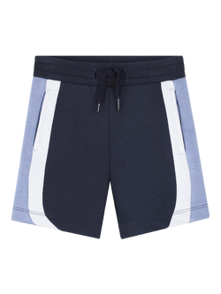 HUGO BOSS Baby Fleece Drawstring Bermuda Shorts, Navy, Navy