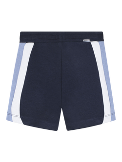 HUGO BOSS Baby Fleece Drawstring Bermuda Shorts, Navy - view 2, Navy