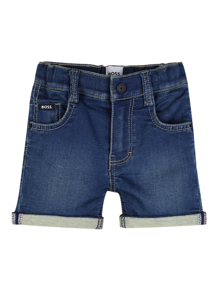 HUGO BOSS Baby BOSS Denim Shorts, Denim Blue, Denim Blue