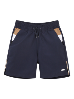HUGO BOSS Baby Swim Shorts, Navy, Navy