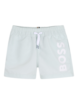 HUGO BOSS Baby Logo Swim Shorts, Sprout Green, Sprout Green