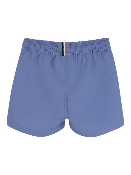 HUGO BOSS Baby Logo Swim Shorts, Lavender Blue - view 2, Lavender Blue