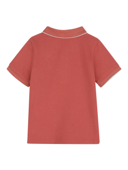 HUGO BOSS Kids' Short Sleeve Polo Shirt - view 2, Rasberry