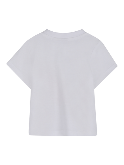 HUGO BOSS Kids' Short Sleeve Graphic Print T-Shirt, White - view 2, White
