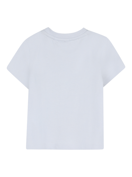 HUGO BOSS Baby Multi Logo T-Shirt - view 2, Pale Blue