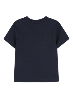 HUGO BOSS Baby Short Sleeve Logo Graphic T-Shirt, Navy - view 2, Navy