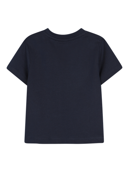 HUGO BOSS Baby Short Sleeve Logo Graphic T-Shirt, Navy - view 2, Navy