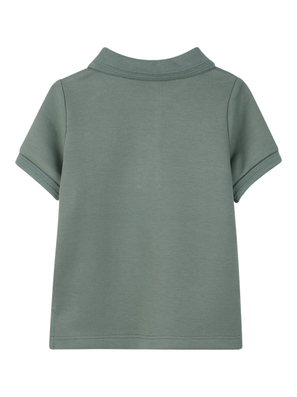 HUGO BOSS Baby Short Sleeve Polo Shirt, Green Bay - view 2, Green Bay