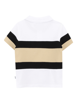 HUGO BOSS Baby Stripe Polo Shirt, White - view 2, White