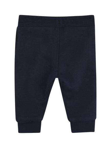 HUGO BOSS Baby Thigh Patch Logo Joggers, Navy - view 2, Navy