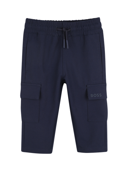 HUGO BOSS Baby Cargo Joggers, Navy, Navy