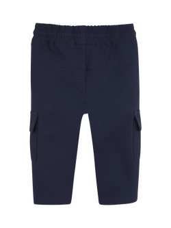 HUGO BOSS Baby Cargo Joggers, Navy - view 2, Navy