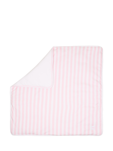 BOSS Baby Logo Stripe Baby Blanket, One Size, Festival Bloom