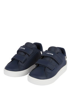 Geox Kids' Gisli Trainers, Navy - view 2, Navy