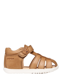 Geox Baby Macchia First-Steps Sandals, Whisky, Whisky